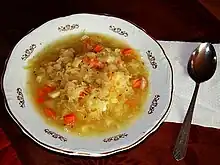 Kapuśniak made with sauerkraut