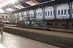 Diesel locomotive at Ramses Station, Cairo in 2005