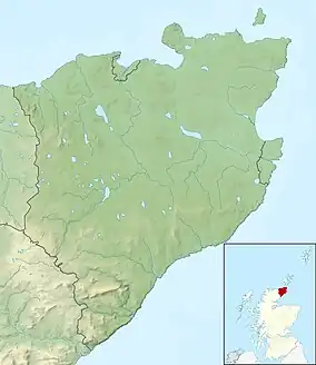 Map showing the location of Noss Head MPA