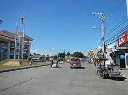 Street and City Hall in Calaca