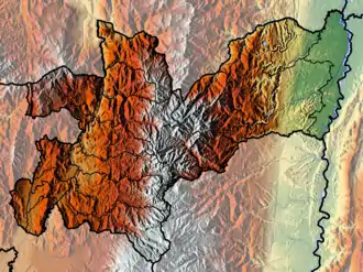 Topography of the department