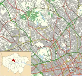 St Pancras Hospital is located in London Borough of Camden