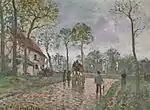 Camille Pissarro: Post Coach from Louveciennes