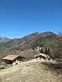 Mount Camiolo di Cima with a panorama in succession of the ridge of Mount Mangà, Cima Gosauer and Spiaz