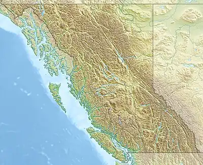 Battle Mountain is located in British Columbia