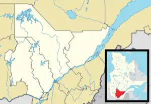 Lac-Ernest is located in Central Quebec