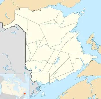 Dieppe, New Brunswick is located in New Brunswick