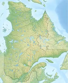 Lake Roberge is located in Quebec