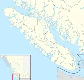 Langford is located in Vancouver Island