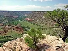 Canadian River Canyon in Kiowa National Grassland, Eastern New Mexico