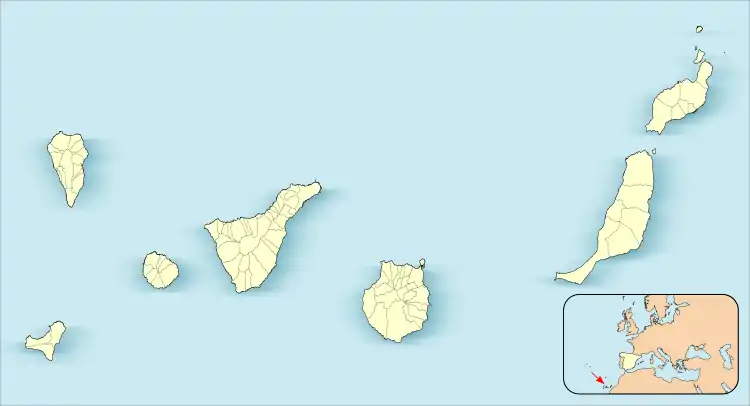 2016–17 Primera División (women) is located in Canary Islands