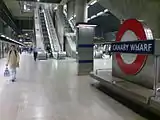 Canary Wharf platforms