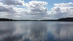 Cannington Lake on the east side of the plateau