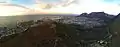 An aerial panoramic of Cape Town's City Bowl taken from above Signal Hill looking north.