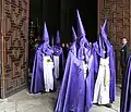 Members of brotherhoods during Holy Week in Valladolid