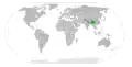 Range of the section Bracteolatae