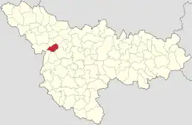 Location in Timiș County