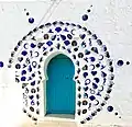 Wall art in Asilah.