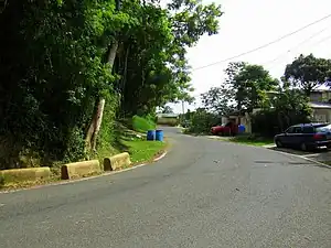 Road from Cayey to Guayama in Cayey