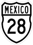 Federal Highway 28 shield