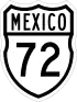 Federal Highway 72 shield