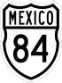 Federal Highway 84 shield