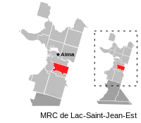 Location of Saint-Bruno