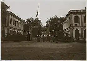 French soldiers stationed at a barrack in Saigon in 1930.