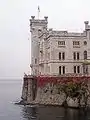 The Miramare Castle in Trieste