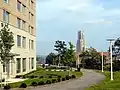 A view of the Cathedral of Learning from K. Leroy Irvis Hall