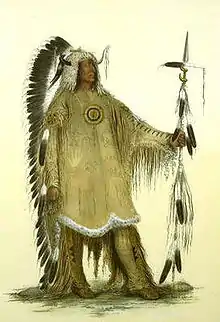 Mah-to-toh-pe by George Catlin