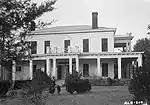 South elevation, side view of house in 1936