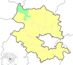 Location of Čekiškė Eldership