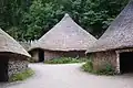 Celtic roundhouse village.