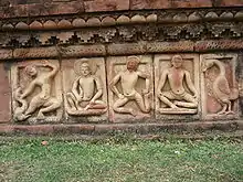 Central shrine decor at Somapura