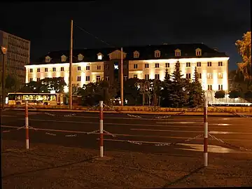 Main facade by night