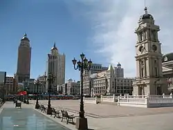 Manzhouli city centre