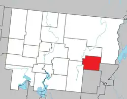 Location within Abitibi RCM