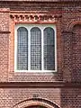 Window with replaced brickwork