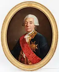 Charles-René de Fourcroy, in 1781