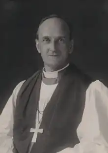 Bishop in robes