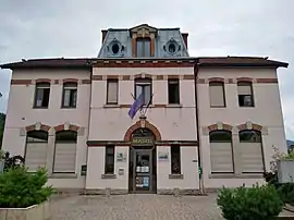 The town hall in 2018.