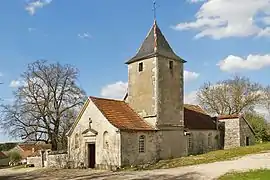 The church in Chaugey