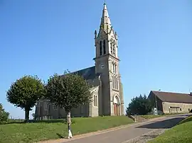 The church in Chazilly