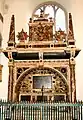 Chelsea Old Church, Dacre Monument (1595) to Gregory Fiennes, Lord Dacre of the south, and his wife Ann Sackville