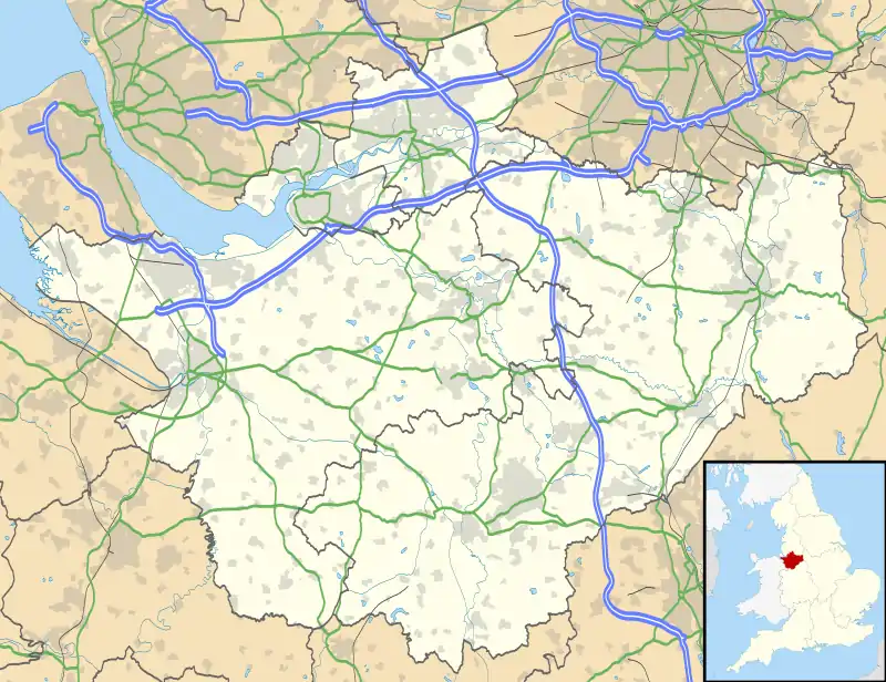 Merseyside (West) is located in Cheshire