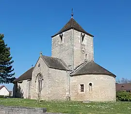 The church in Chevigny-Saint-Sauveur