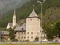 Castle and San Mauritius Church