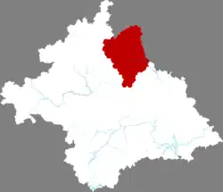 Location in Nanning