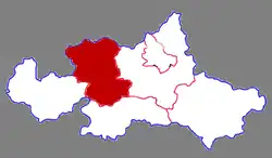 Location in Tai'an